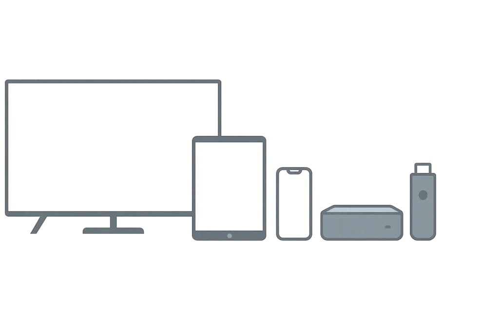 at happy streams, we support almost all devices for iptv streaming